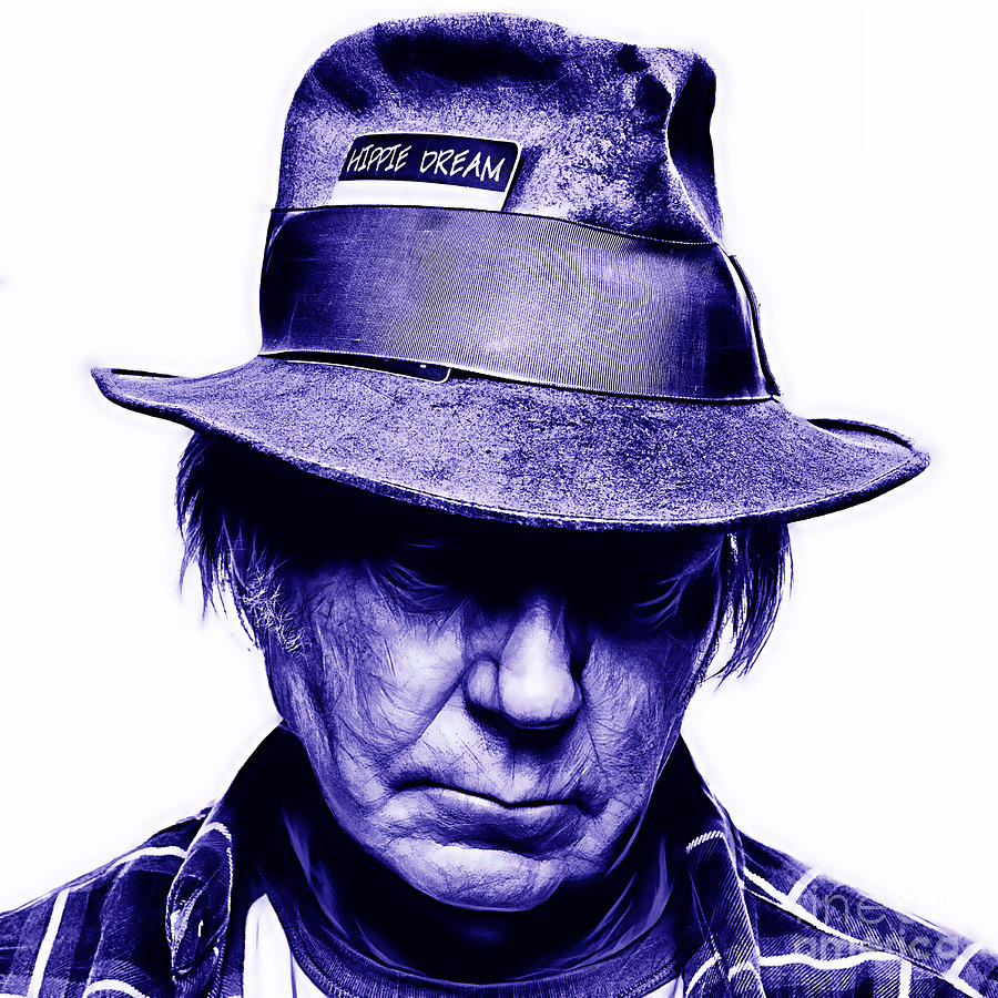 Neil Young Mixed Media - Neil Young Collection #27 by Marvin Blaine