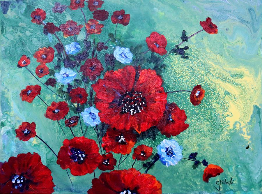 #27 Spring and Summer Floral Series #27 Painting by Carole Sluski