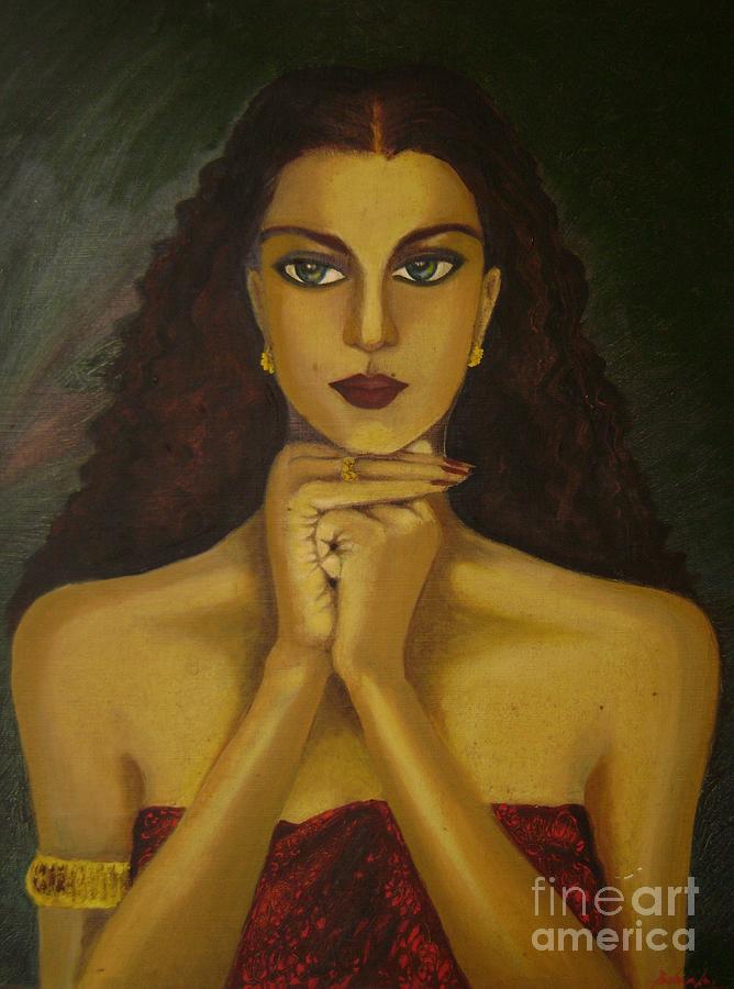 Untitled #27 Painting by Padmakar Kappagantula