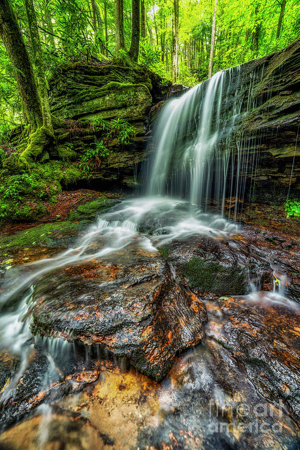 West Virginia Waterfall #27 Photograph by Thomas R Fletcher