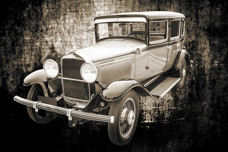 1929 Willys Knight Vintage Classic Car Automobile Photographs Fi #28 Photograph by M K Miller