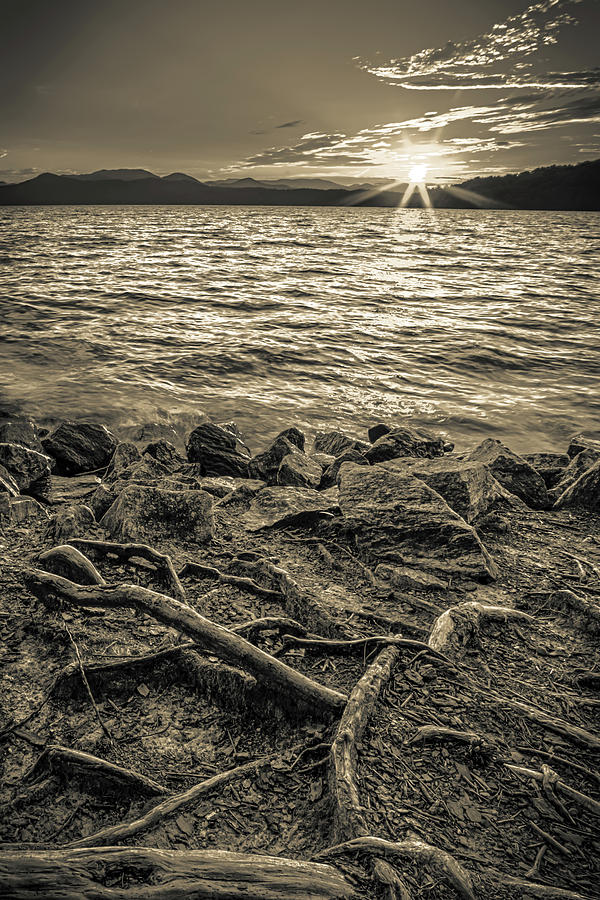 Beautiful landscape scenes at lake jocassee south carolina #28 Photograph by Alex Grichenko