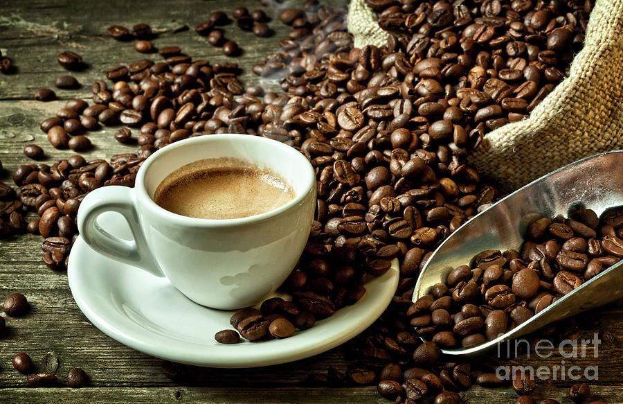 Espresso And Coffee Grain #28 Photograph by Gualtiero Boffi