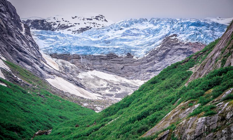 Glacier And Mountains Landscapes In Wild And Beautiful Alaska #28 Photograph by Alex Grichenko