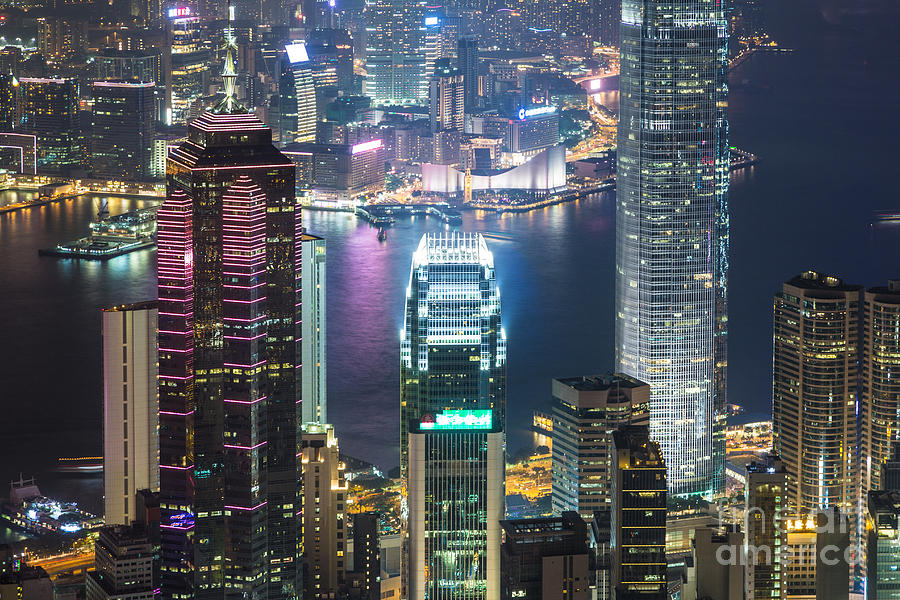 Hong Kong skyline #28 Photograph by Didier Marti