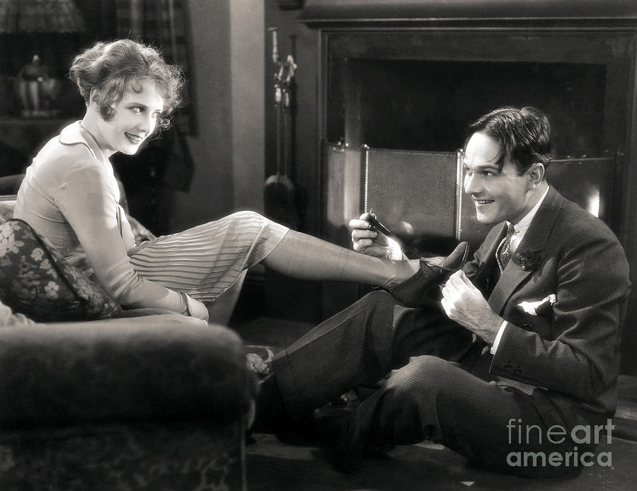 Couple Photograph - Silent Film Still: Couples #28 by Granger