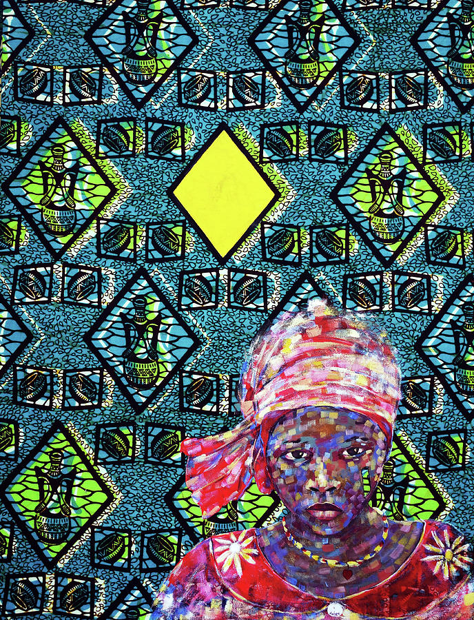 Untitled  #28 Painting by Ronex Ahimbisibwe