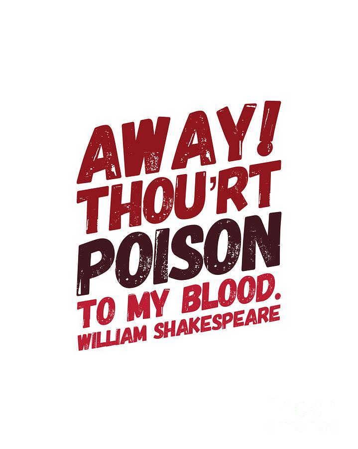 William Shakespeare, Insults and Profanities #28 Digital Art by Esoterica Art Agency