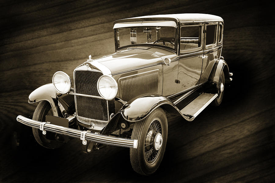 1929 Willys Knight Vintage Classic Car Automobile Photographs Fi #29 Photograph by M K Miller