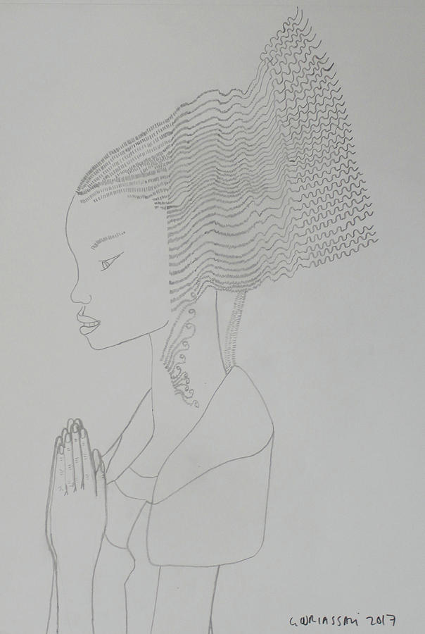 Bikira Maria #29 Drawing by Gloria Ssali