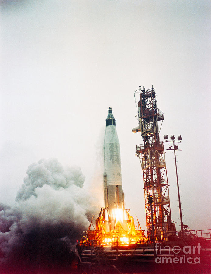 29 July 1960 Launch of the unmanned Mercury Atlas-1 MA 1 spacecraft Photograph by Vintage Collectables