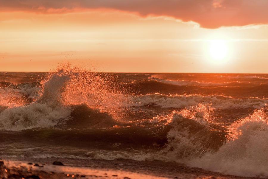 Lake Erie Waves #29 Photograph by Dave Niedbala