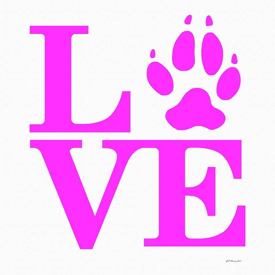 Love Claw Paw Sign #29 Digital Art by Gregory Murray