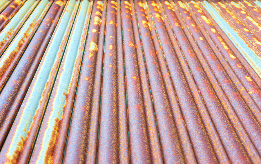 Abstract Photograph - Rusty metal #29 by Tom Gowanlock