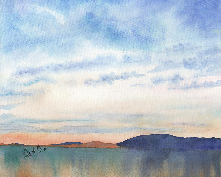 Sunset Painting - 29 Sunrise by Betsy Hackett