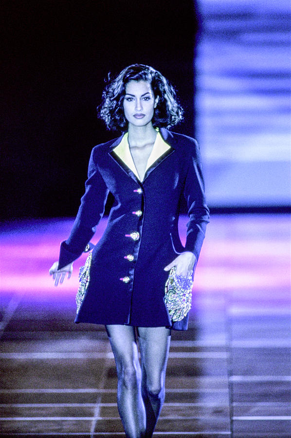 Versace Fall 1991 Rtw Show 29 Photograph by Guy Marineau Versace Fall 1991 Rtw Show 29 Photograph by Guy Marineau