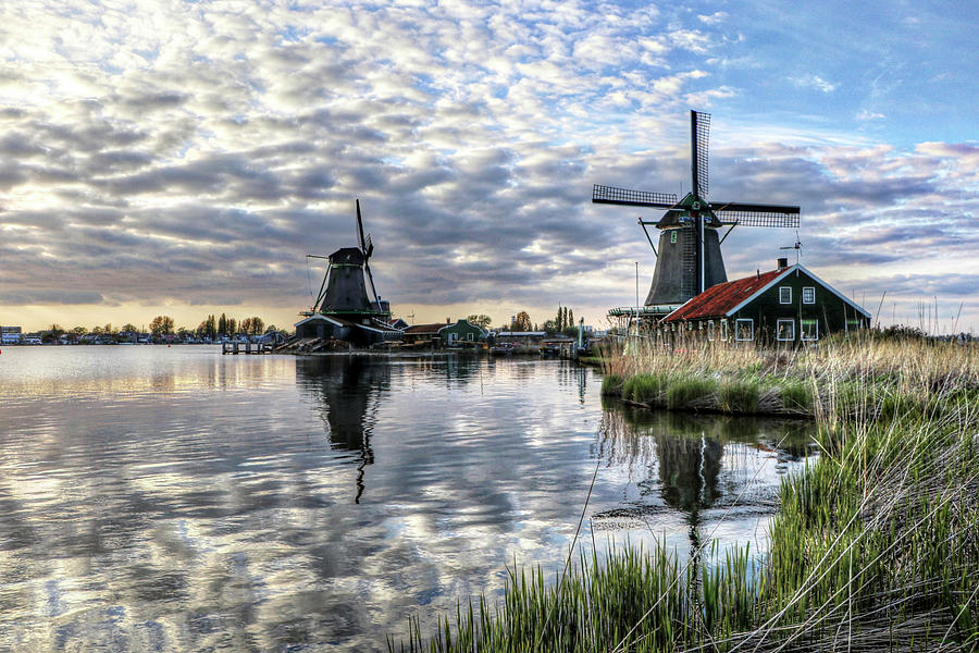 Zaanse Schans Windmills Holland Netherlands #29 Photograph by Paul James Bannerman