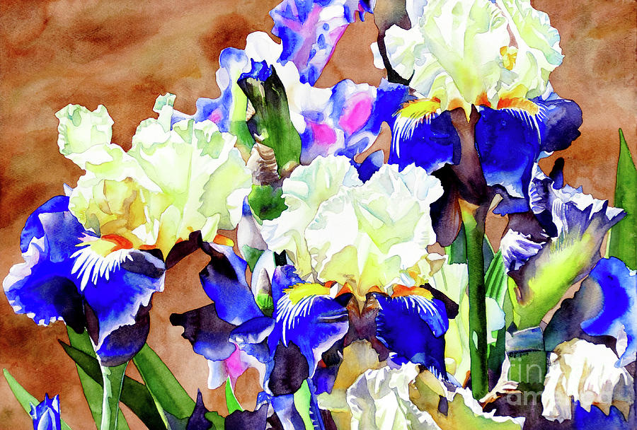 #292 Horton Iris 2 #292 Painting by William Lum