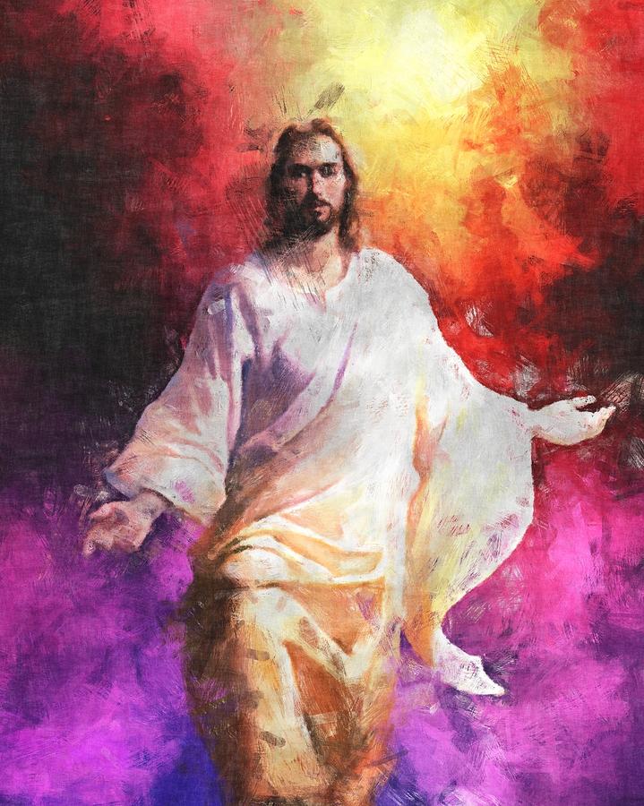 Jesus Christ - Religious Art Digital Art by Elena Kosvincheva