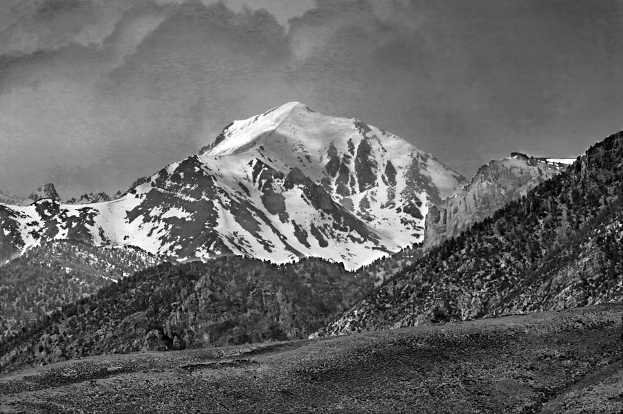 2D07508-BW High Peak in Lost River Range Photograph by Ed Cooper Photography