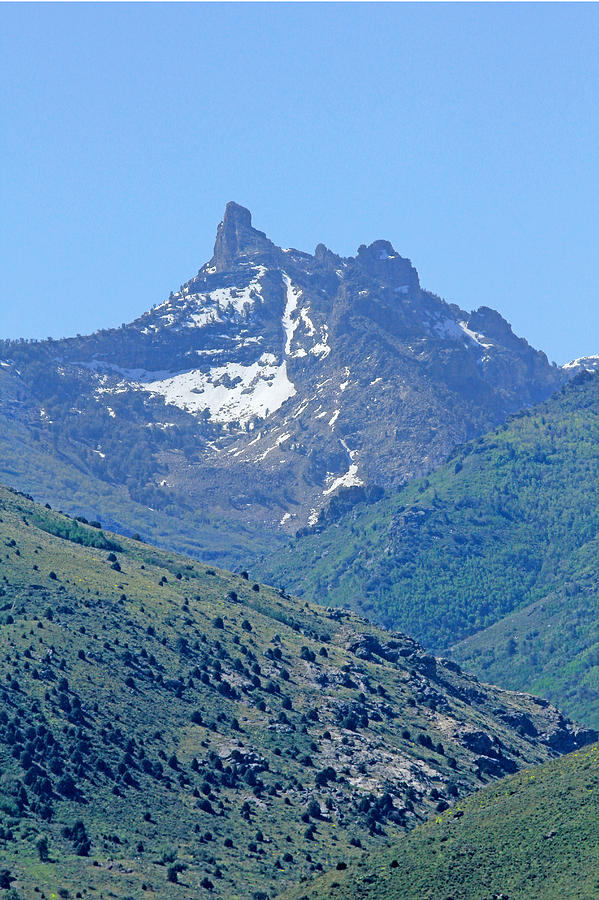 Mountain Photograph - 2D11114 Rock Spire in Ruby Mountains by Ed Cooper Photography