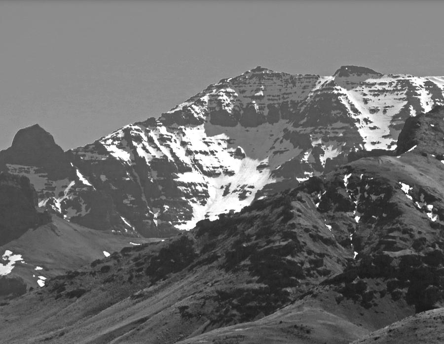2DA5922 BW Northeast Face Steens Mountain  Photograph by Ed Cooper Photography