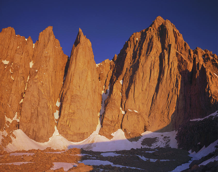 2M6420 Sunrise on Mt. Whitney Photograph by Ed Cooper Photography