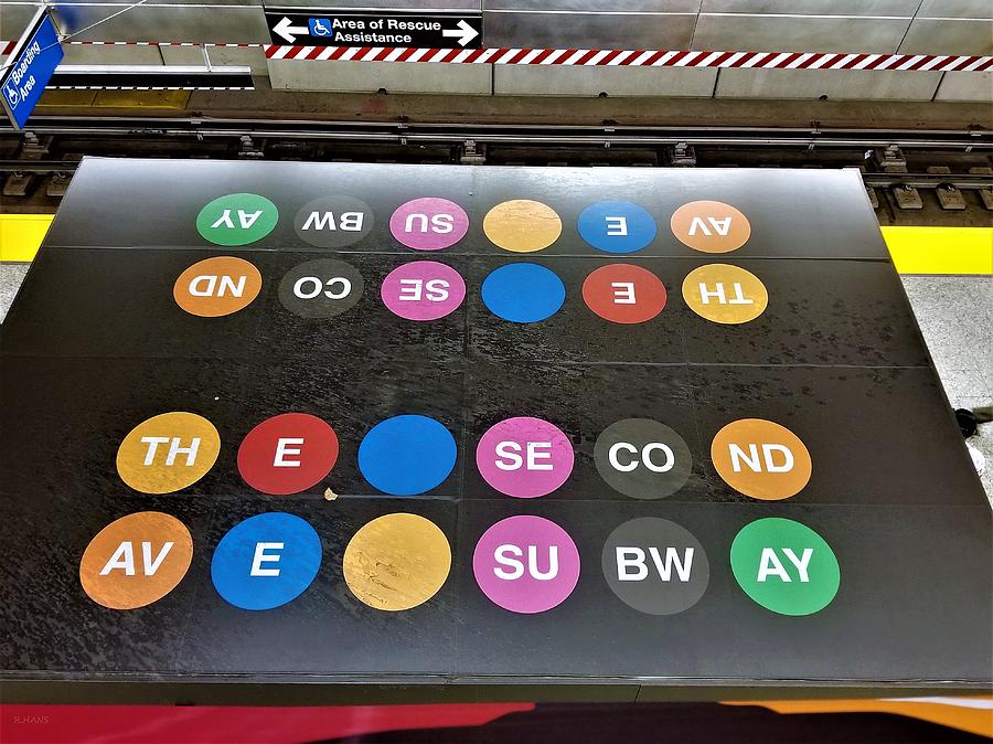2nd Ave Subway Art Buttons Photograph by Rob Hans