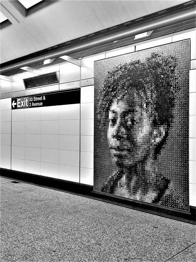 2nd Ave Subway Art Kara Walker B W 1 Photograph by Rob Hans