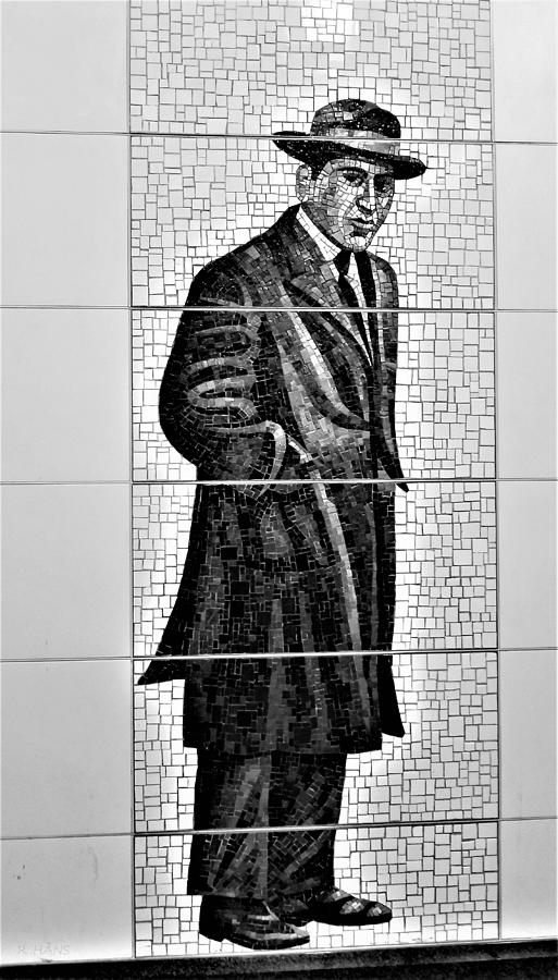 2nd Ave Subway Art Old Timers B W 3 Photograph by Rob Hans