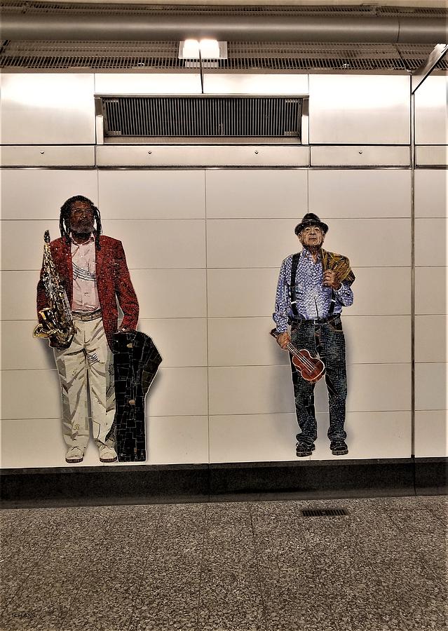 2nd Ave Subway Art Perfect Strangers1 Photograph by Rob Hans