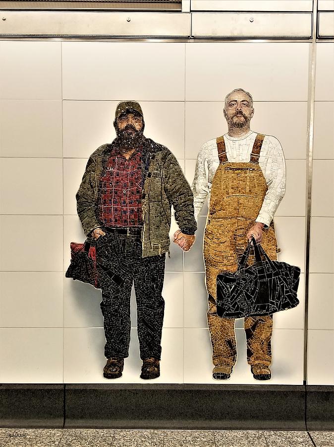 2nd Ave Subway Art Perfect Strangers14 Photograph by Rob Hans