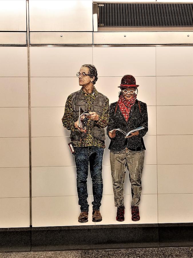 2nd Ave Subway Art Perfect Strangers2 Photograph by Rob Hans