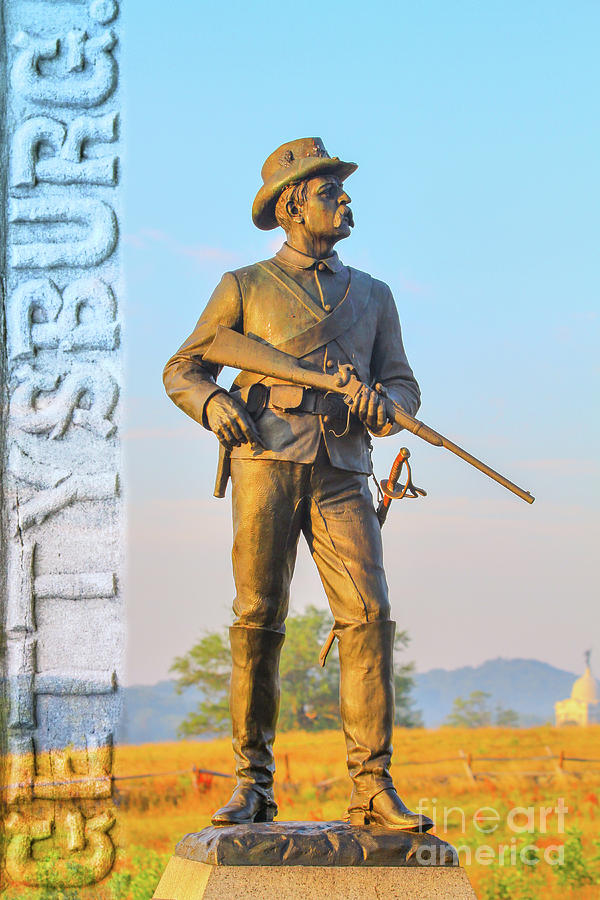 2nd Pennsylvania Cavalry Gettysburg Digital Art by Randy Steele