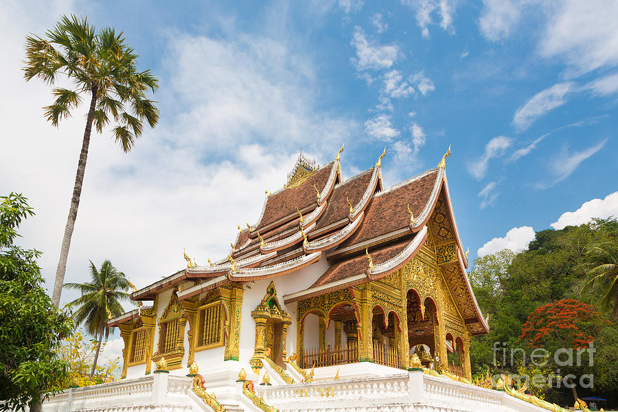  Haw Pha Bang temple in Luang Prabang in Laos #3 Photograph by Didier Marti