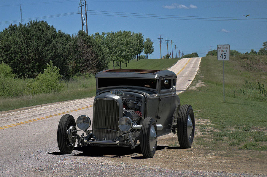 1931 Ford Coupe Hot Rod Photograph by Tim McCullough