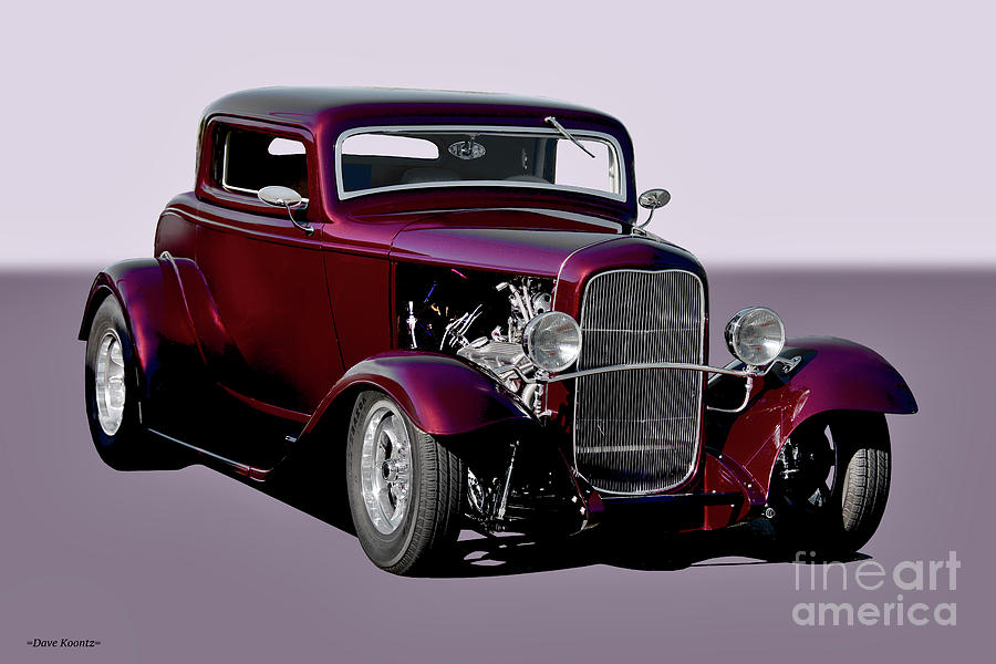 1932 Ford three Window Coupe Photograph