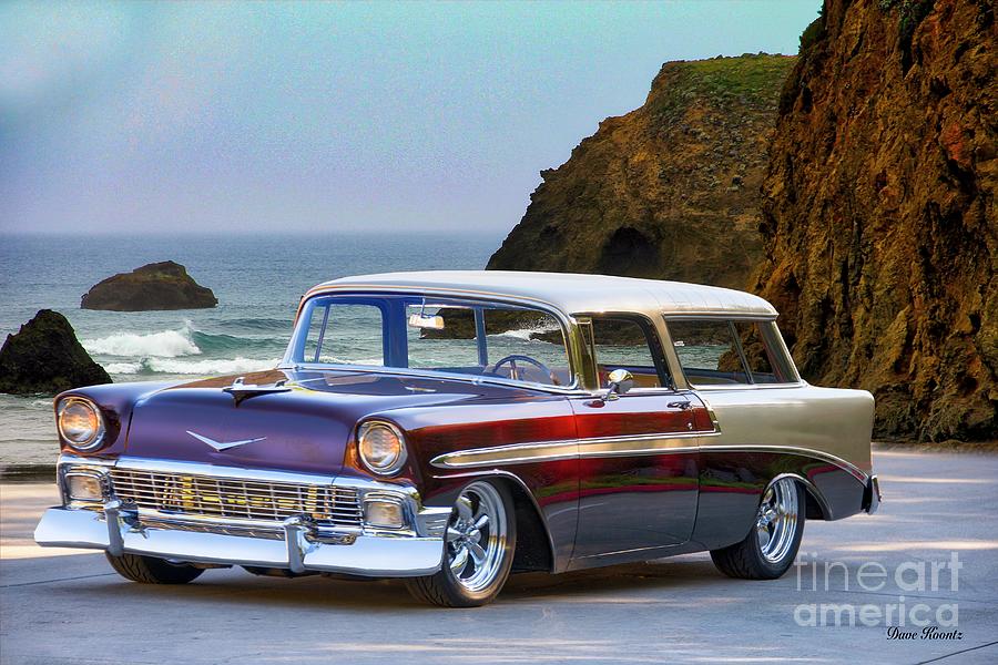 1956 Chevrolet Nomad Wagon Photograph by Dave Koontz