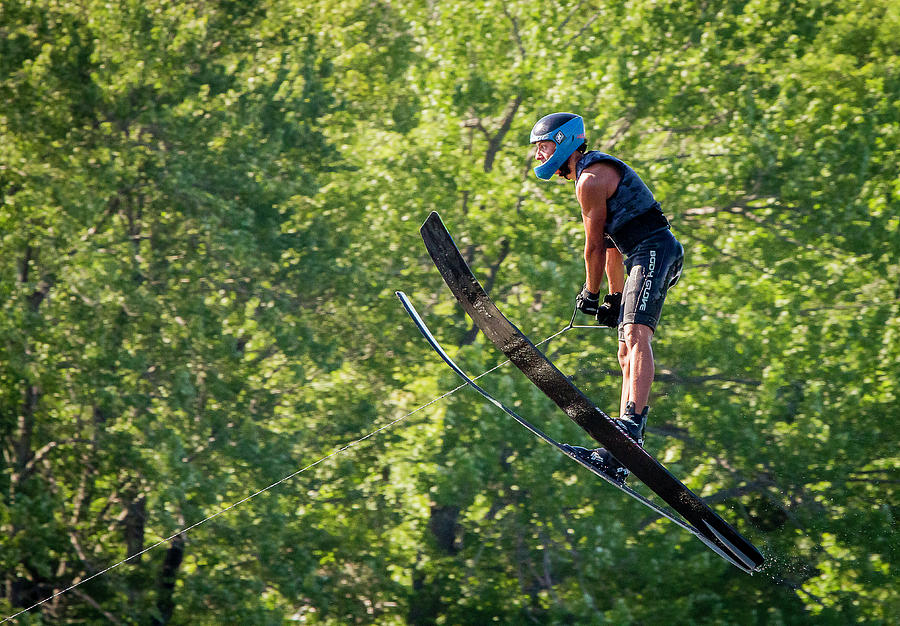 38th Annual Lakes Region Open Water Ski Tournament Photograph by Benjamin Dahl