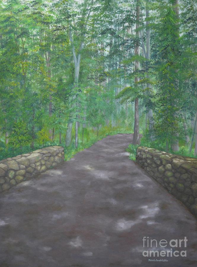 A Walk in the Woods #2 Painting by Michelle Welles