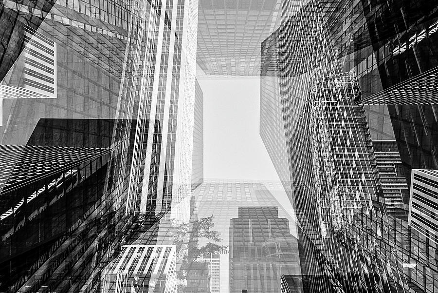Abstract Architecture - Toronto Financial District Photograph