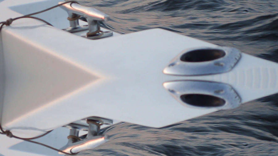 Abstract boat cleat #1 Photograph by Susan Jensen