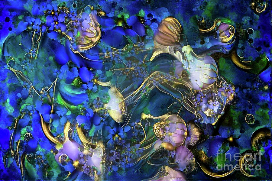 Abstract Jellyfish #3 Digital Art by Amy Cicconi