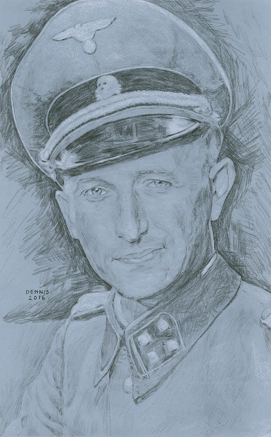 Adolf Eichman Drawing By Dennis Larson - Fine Art America