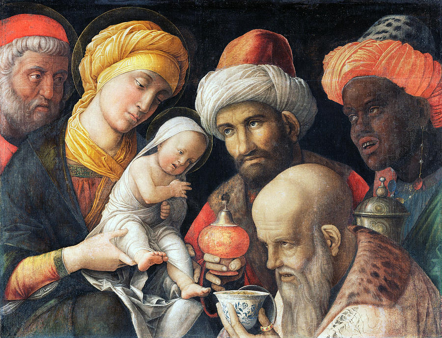 Adoration of the Magi #3 Painting by Andrea Mantegna