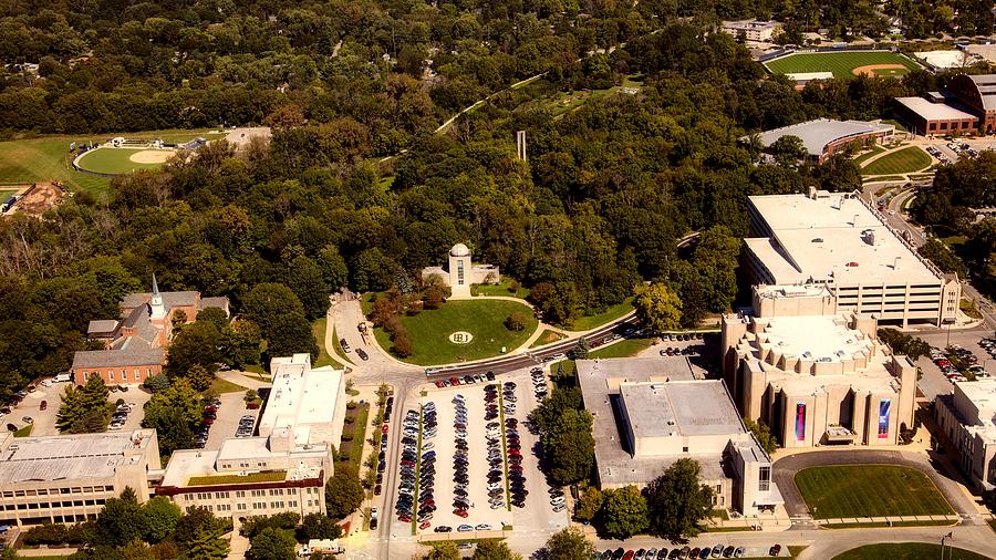 Aerial View Of Butler University #3 Photograph by Mountain Dreams