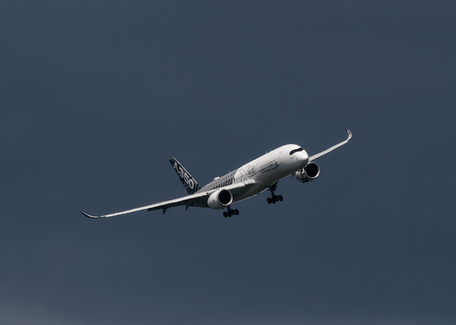 Airbus A350 Photograph by Shirley Mitchell