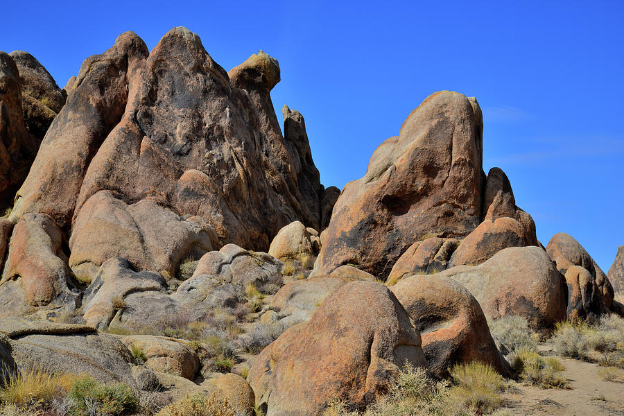 Alabama Hills Boulders #3 Photograph by Ray Mathis