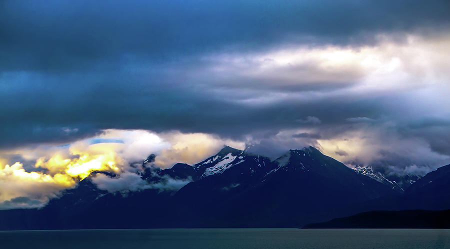 Alaska Nature And Mountain In June At Sunset #3 Photograph by Alex Grichenko