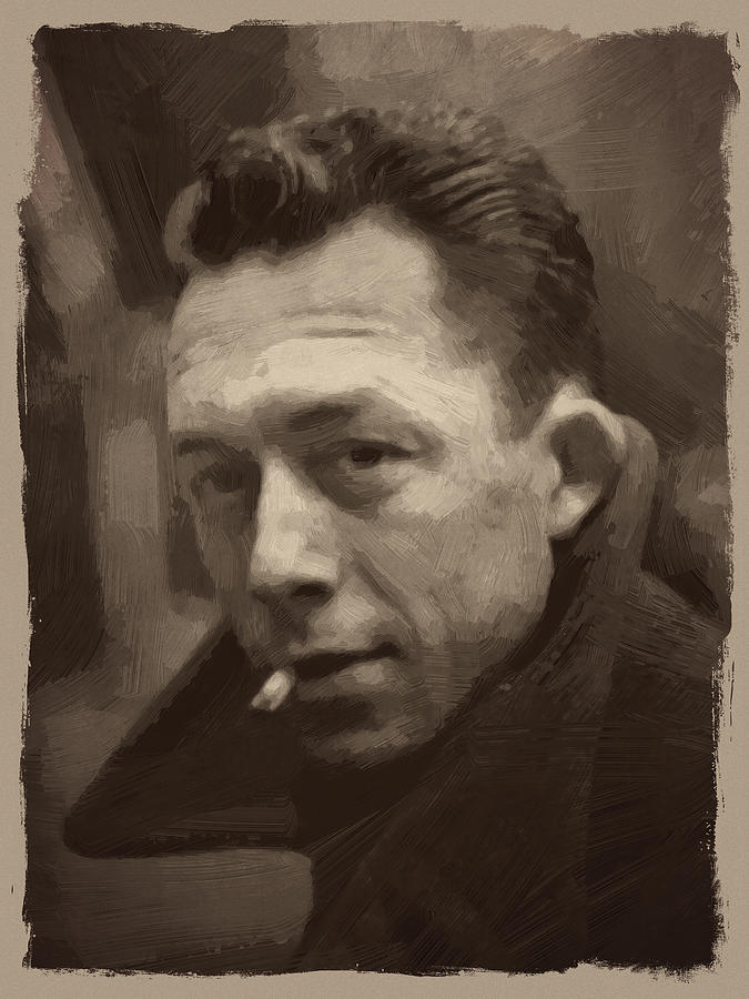 Albert Camus 2 Digital Art by Afterdarkness
